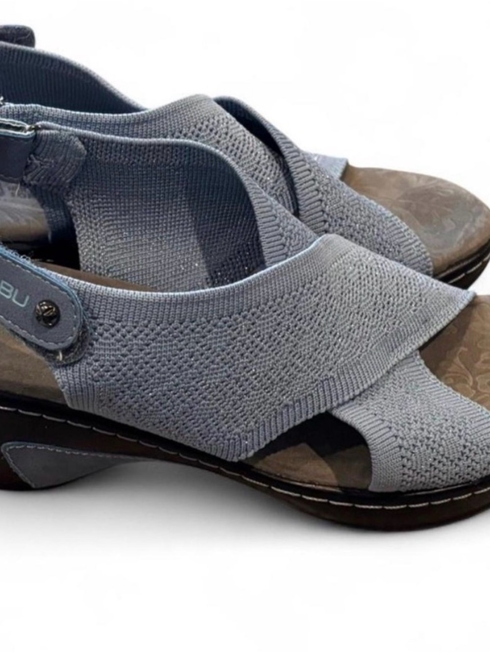 JBU by Jambu Alyssa Blue Memory Foam Wedge Sandals
8.5 Crisscross Elastic Sandal - Picture 3 of 6
